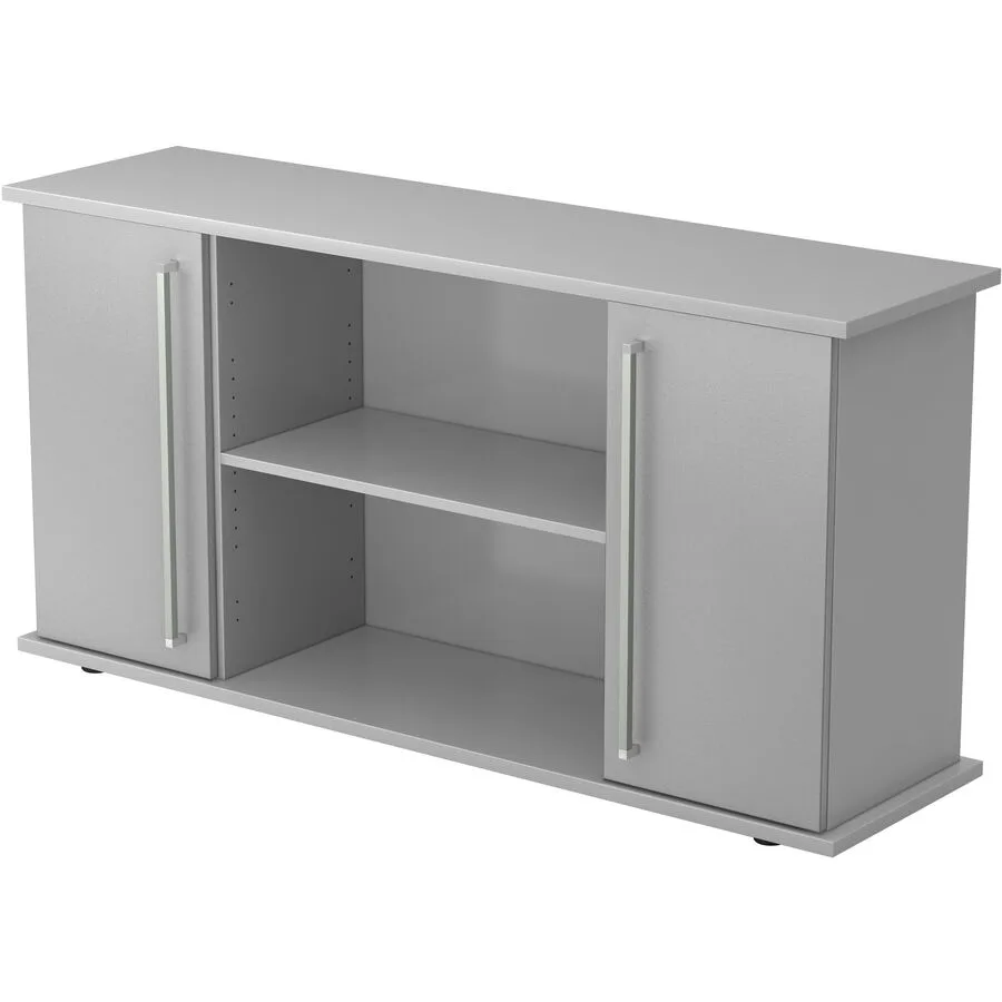 Sideboard Office Silber, Grau Holzwerkstoff B 166.1 H 84 cm