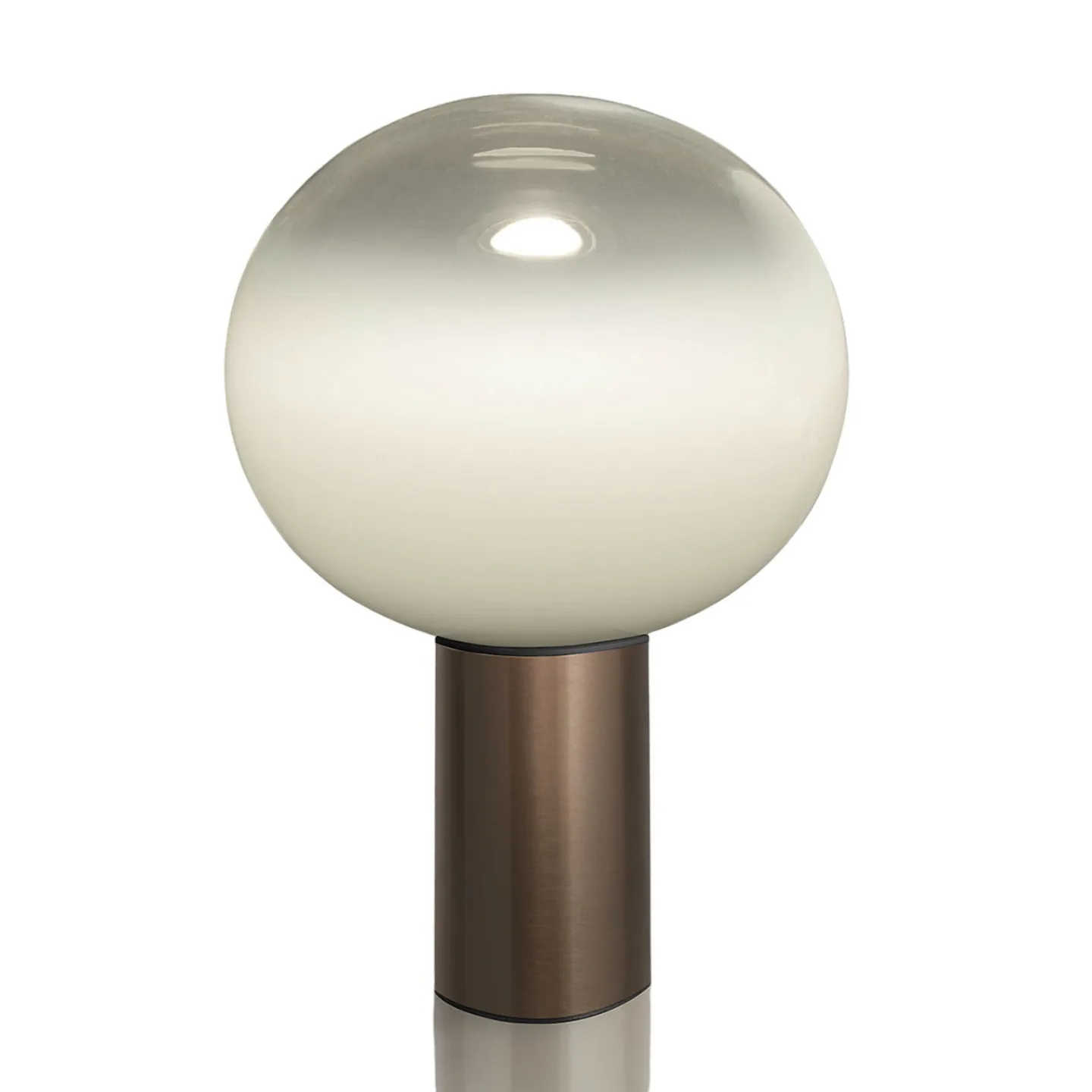 Laguna 26 Tischleuchte Bronze - Artemide - Wohnzimmer - Design - Glas - Mit Schirm