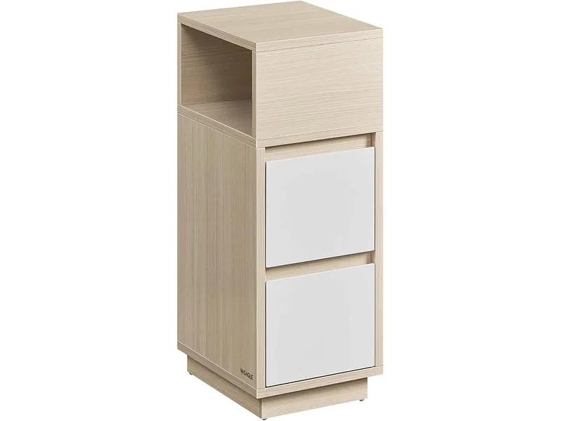 Nachttisch SONGMICS SADY 2 Schubladen 30x25x65cm braun