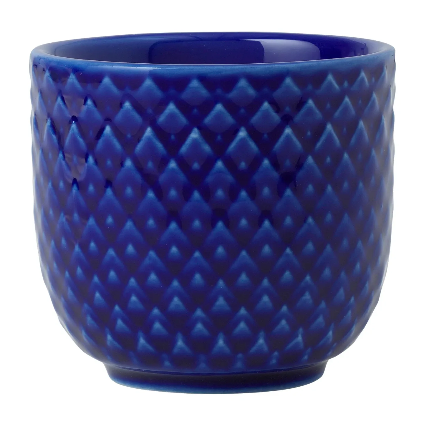 Lyngby Porcelæn Rhombe Eierbecher Ø5cm Dunkelblau