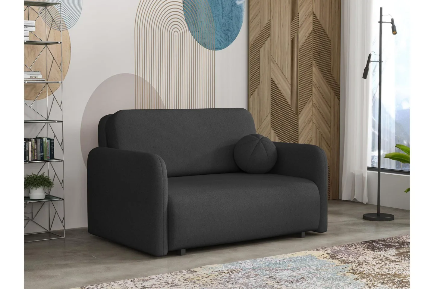 Ajmeri Bäddsoffa 2-sits - Grå