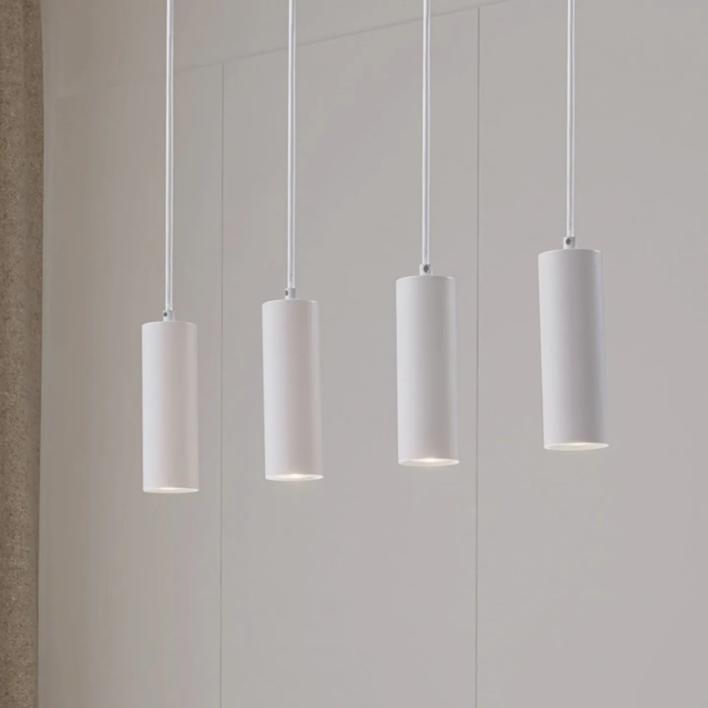 Joffrey 4 Pendelleuchte White - Lindby - Wohnzimmer - Modern - Metall - Mehrflammig