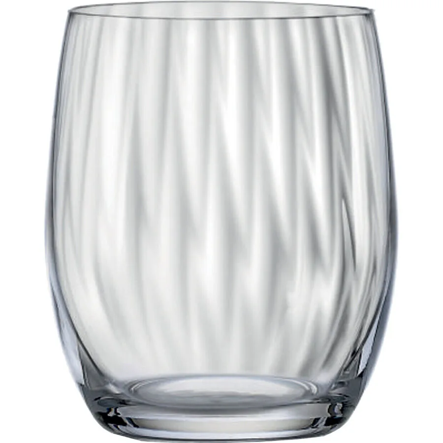 Fine2Dine Trinkgläser-Set Optic Transparent Glas 0.3 l