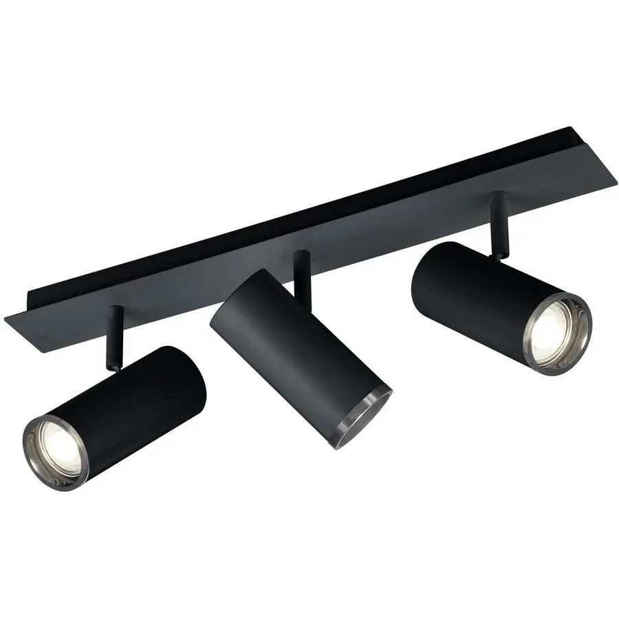 Spot Adina Schwarz Metall 50 cm 20 cm