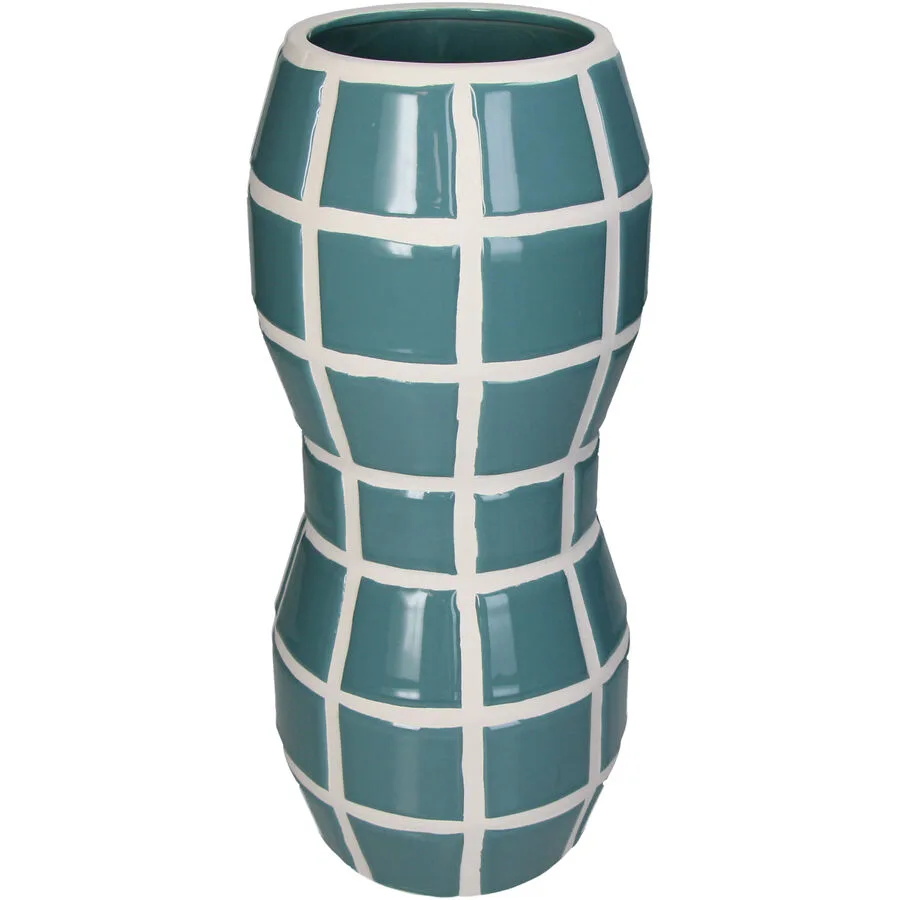 Vase Myko Blau Steingut 35.5 cm