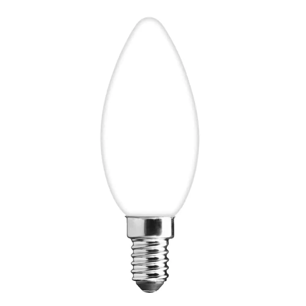 Kronljus LED Opal Matt Dim 300lm 927 E14