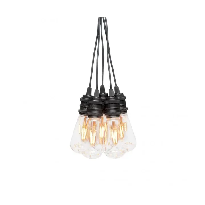Konstsmide Slinga 10 ljus 1450 cm Svart