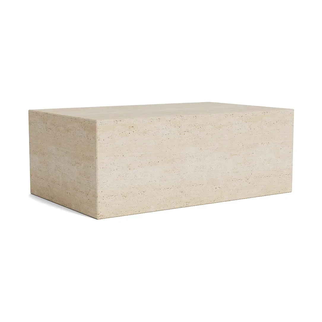 NORR11 Cubism soffbord large 80x50 cm Beige