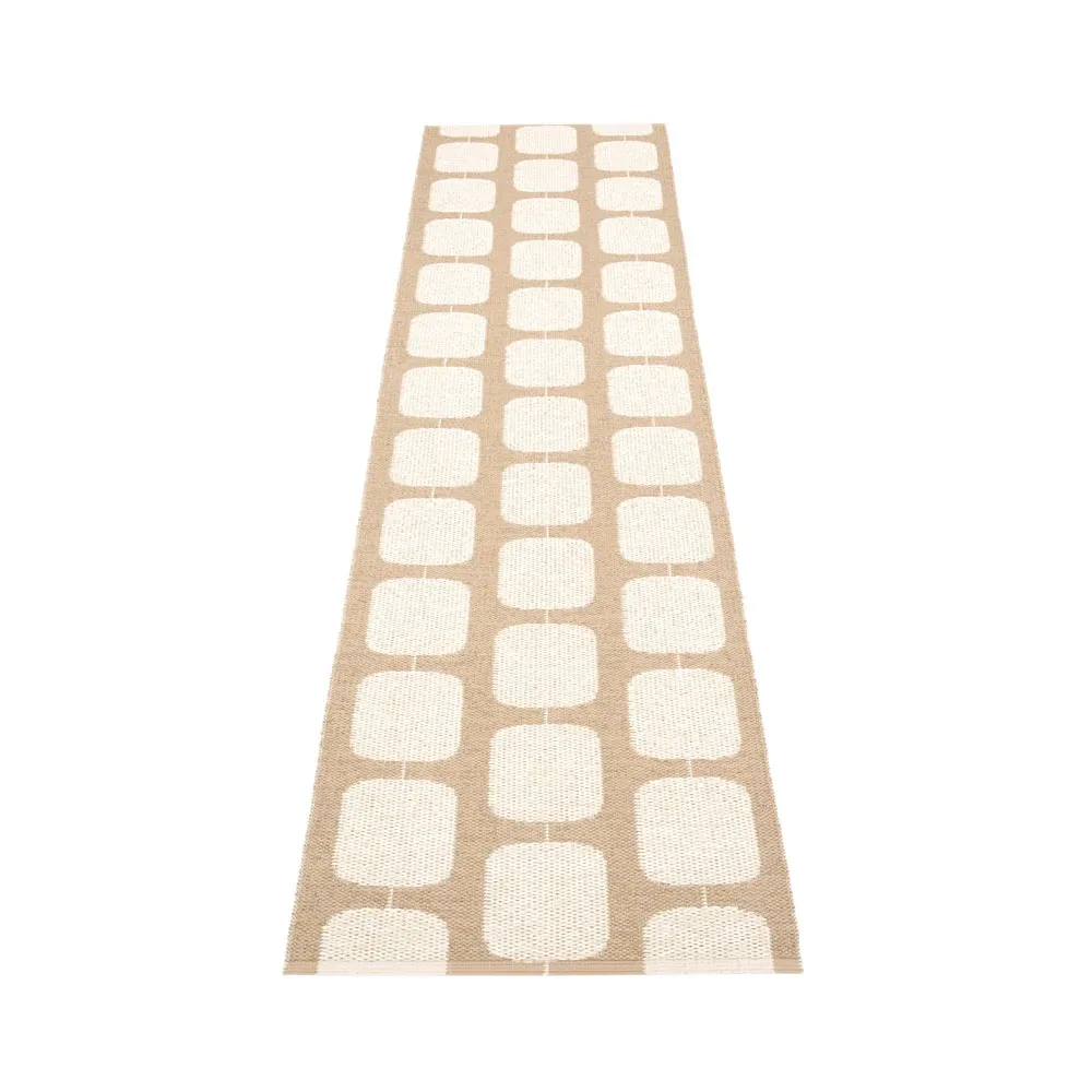 Pappelina Sten gångmatta light nougat, 70x300 cm