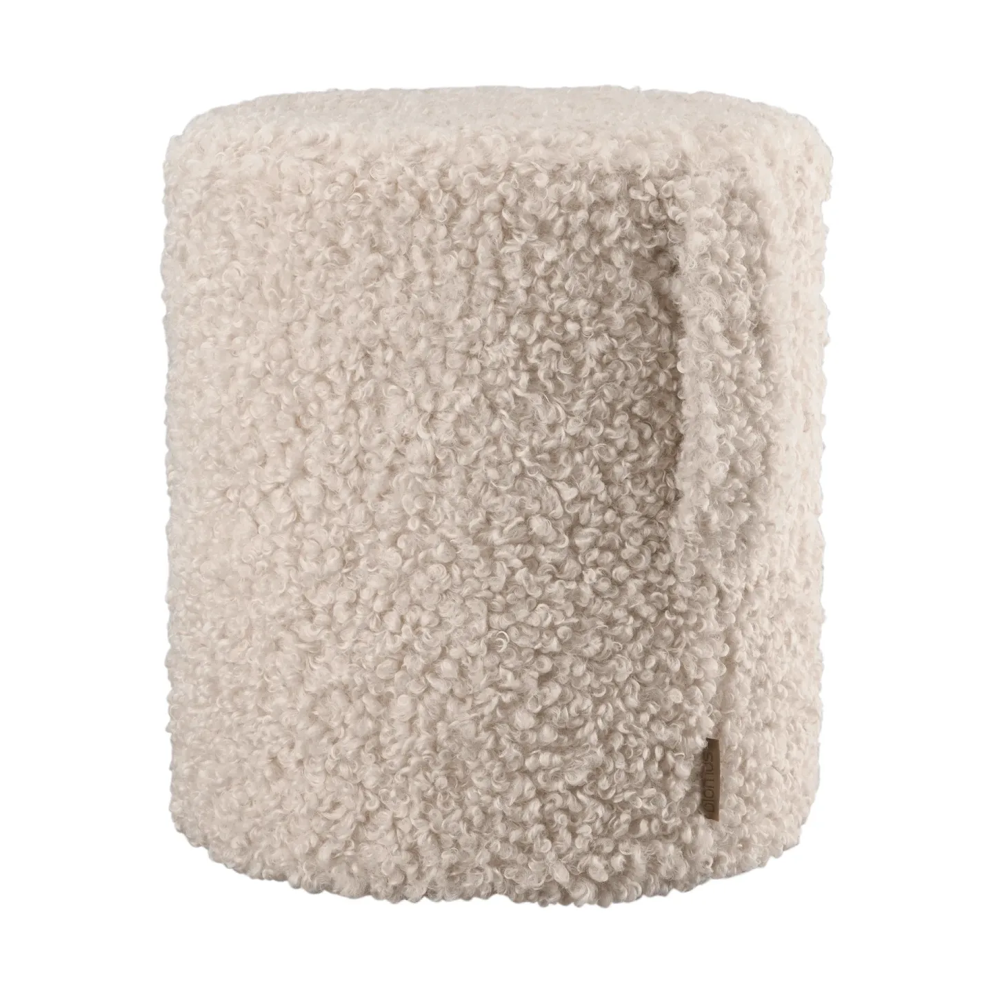 blomus Teddy sittpuff Moonbeam (beige), Ø35x40 cm