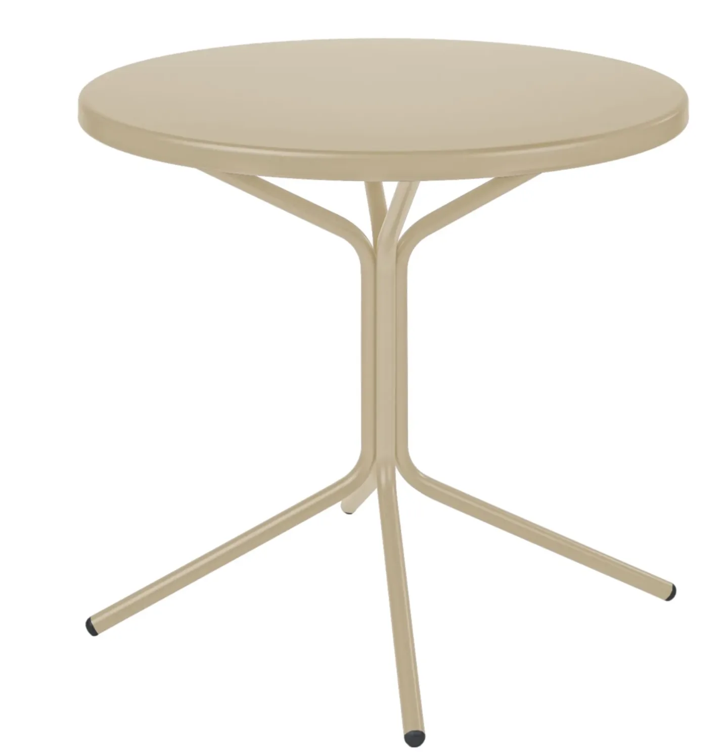 Schaffner Metall-Bistrotisch Pix Rund Beige | Schubiger Möbel