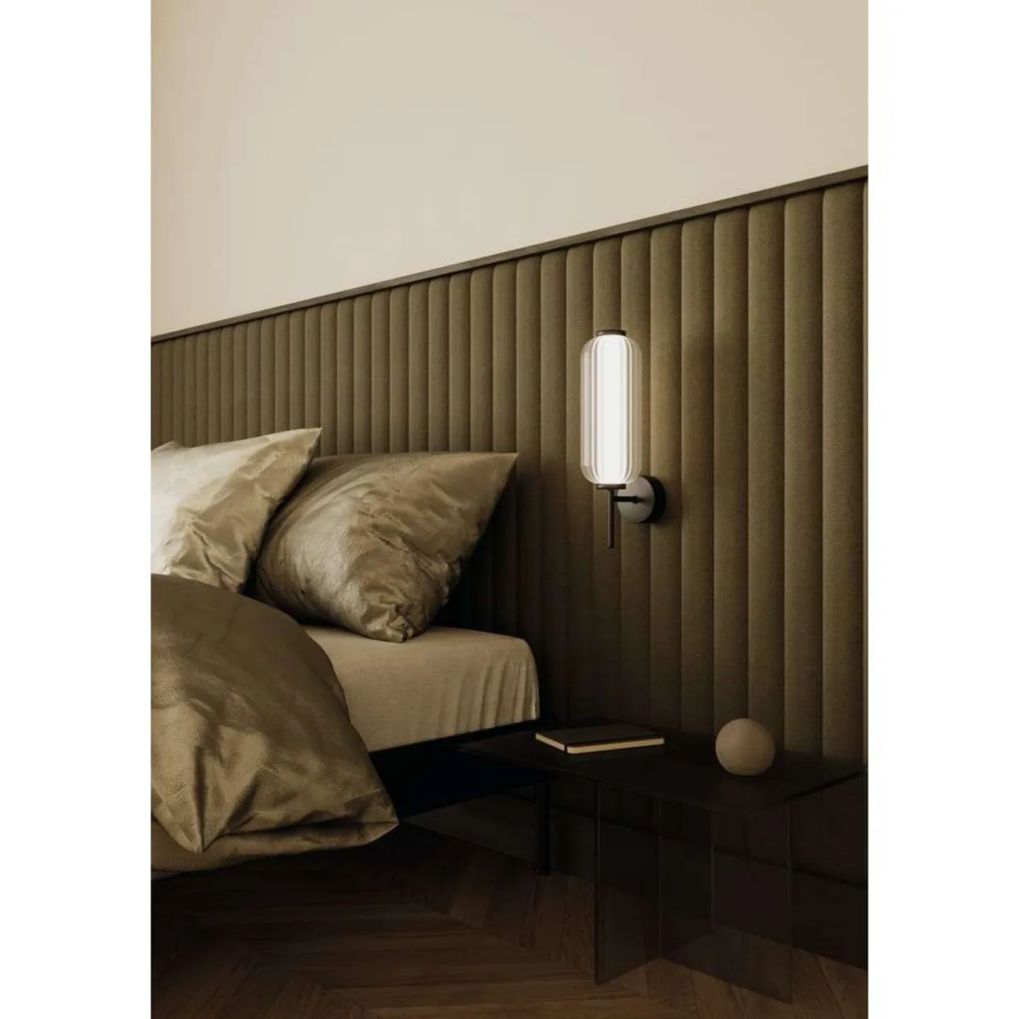 Elma Vägglampa Gold - Aromas del Campo - Vardagsrum - Design - Glas - Med en ljuskälla