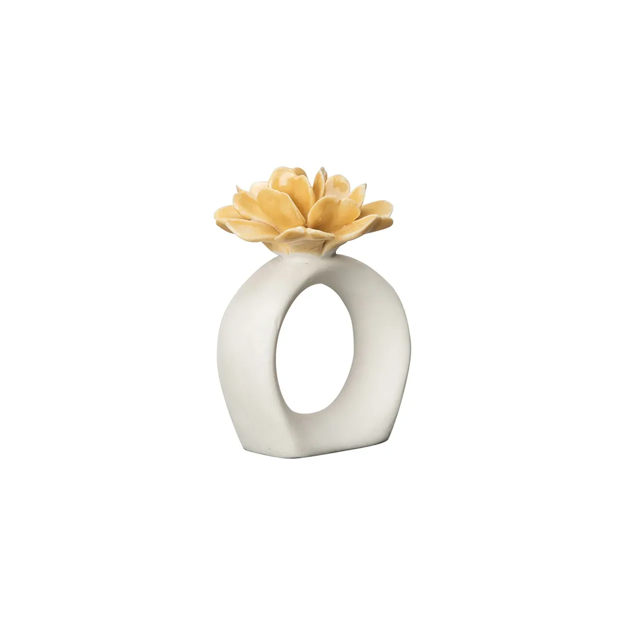 Byon Water Lily servettring White-mustard