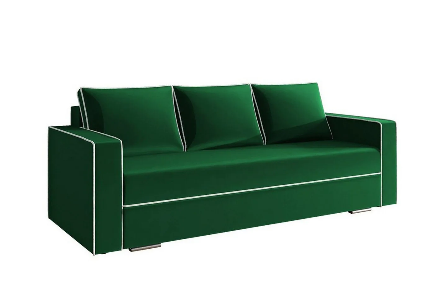 Clarina 3-sits Bäddsoffa Green -