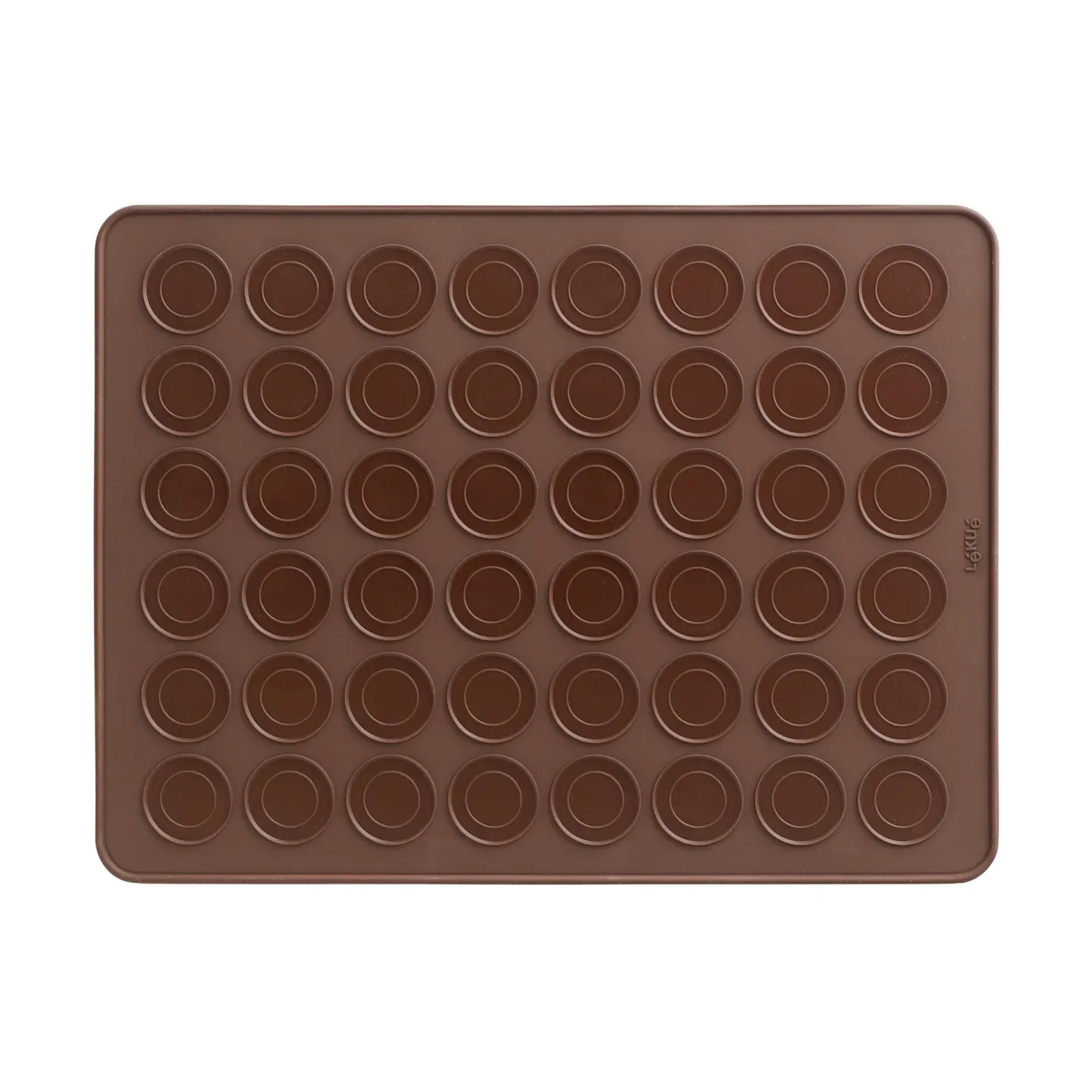 Lékué Lékué macarons Backmatte Silikon 40 cm Braun