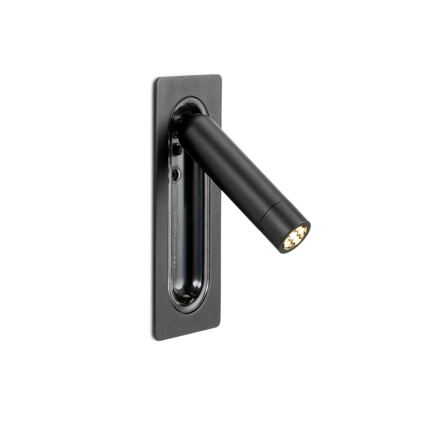 Marset - Ledtube RSC - Matt Black - Sänglampor - Daniel López - Svart - Metall/Plast