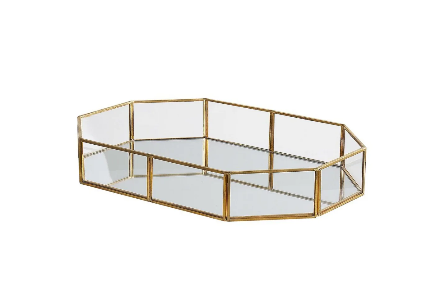 Bricka Chabris Guld/transparent - Guld/transparent
