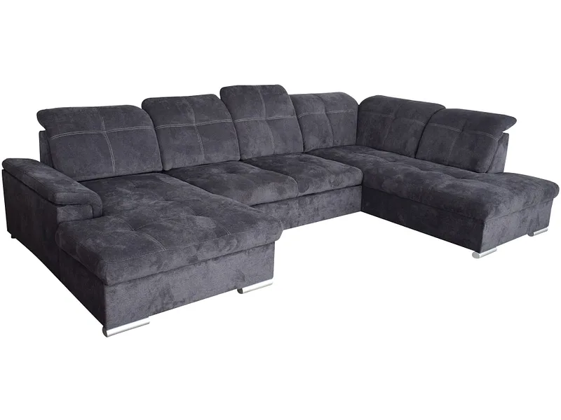 Ecksofa BRUNO Stoff anthrazit