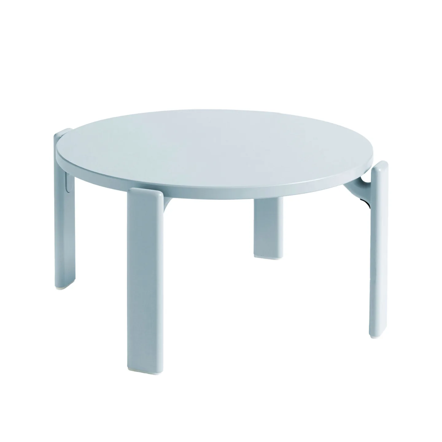 HAY - Rey Coffee Table, 66,5xH32 REY22, Slate blue water-based lacquered beech - Soffbord - Bruno Rey - Blå - Trä