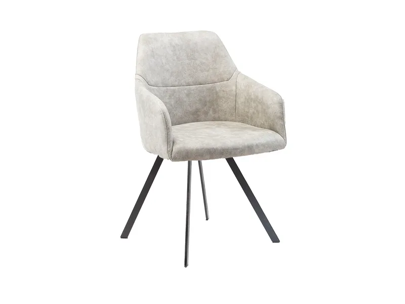 Stuhl AROSA Stoff grau