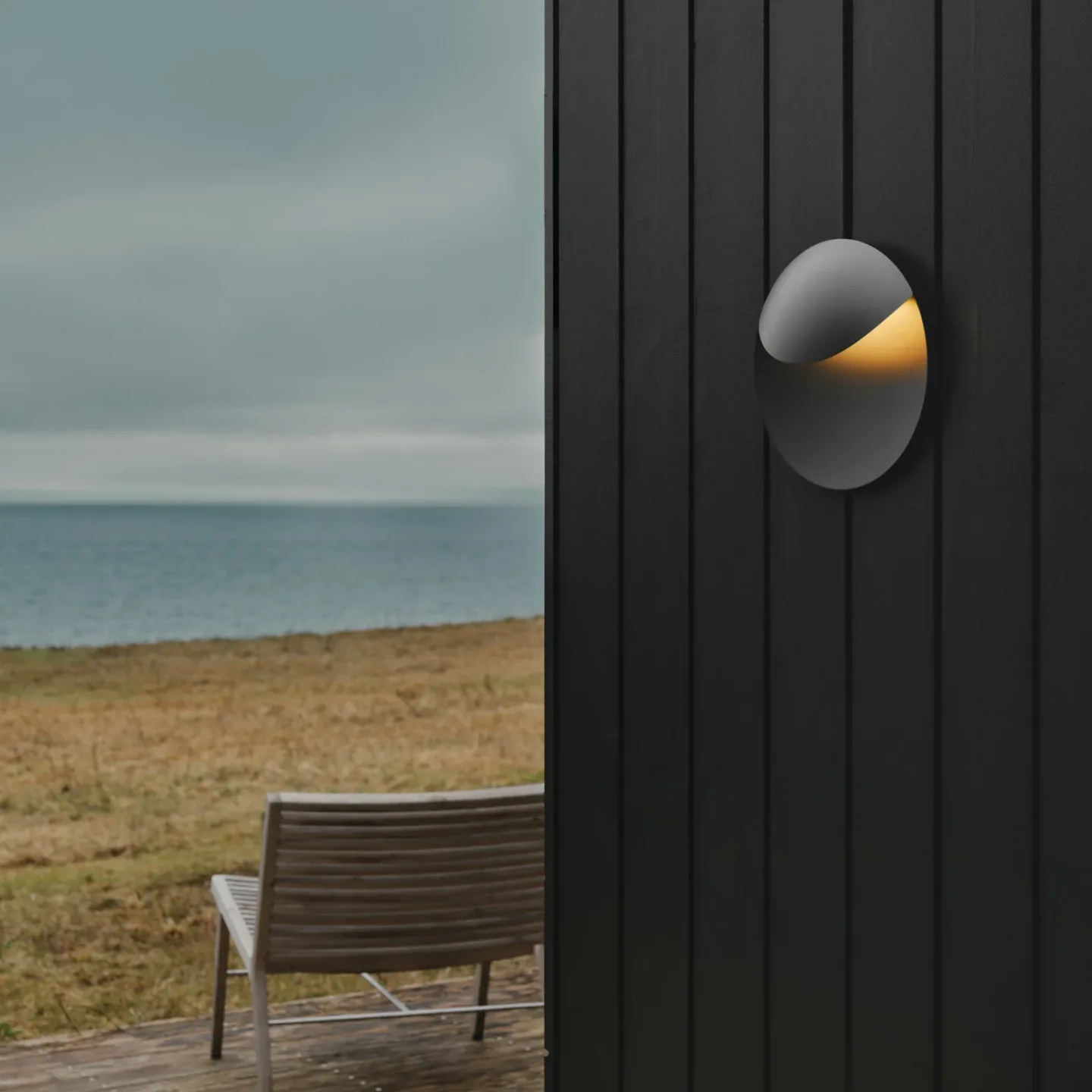 Valopin LED Udendørs Væglampe Seaside Black - Nordlux - Moderne - Aluminium - Med én lyskilde