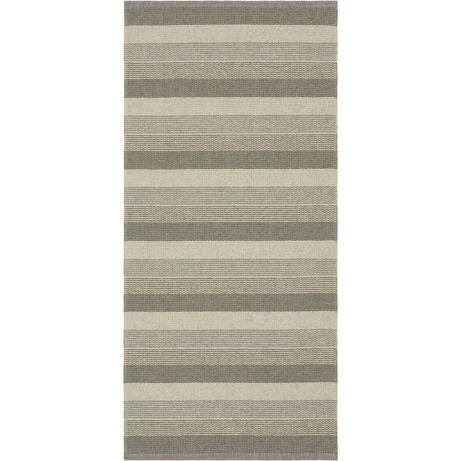 HORREDSMATTAN Outdoor-Teppich Lovi grün Streifen Mischgewebe 70 x 200 cm