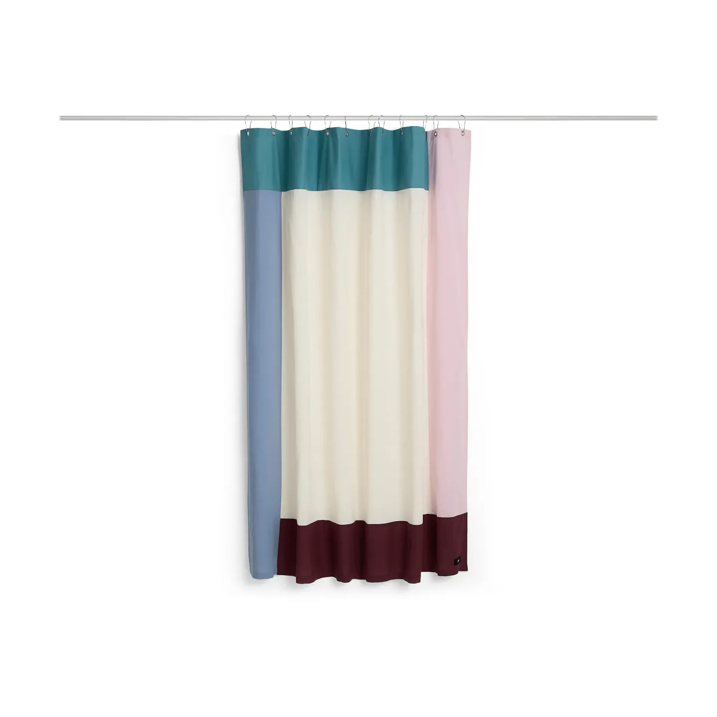 HAY Pivot Duschvorhang 180×200 cm Multi pink