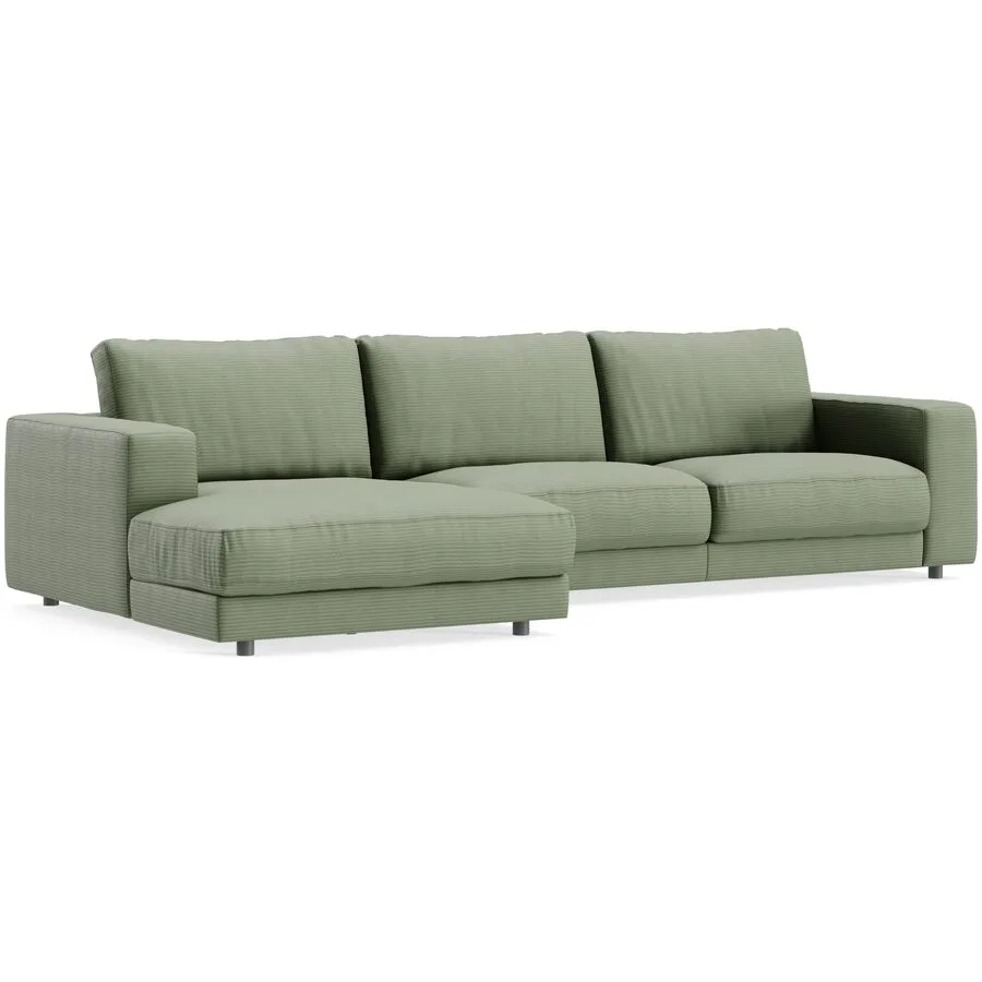 Ecksofa Ava Links Bezug: 88% Polyester, 12% Polyacryl turtle B 320 T 170 cm - Möbel Konfigurator: Traummöbel individuell zusammenstellen
