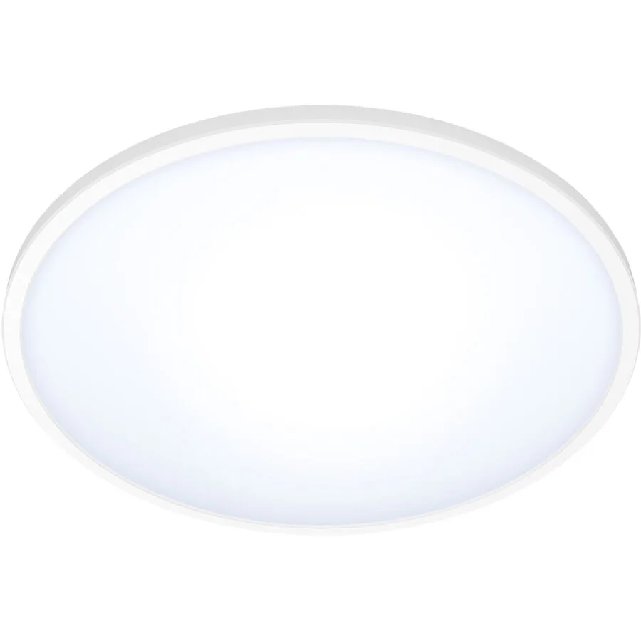 SuperSlim WiZ Deckenleuchte 16W White - WiZ - Wohnzimmer - Modern - Kunststoff - Rund