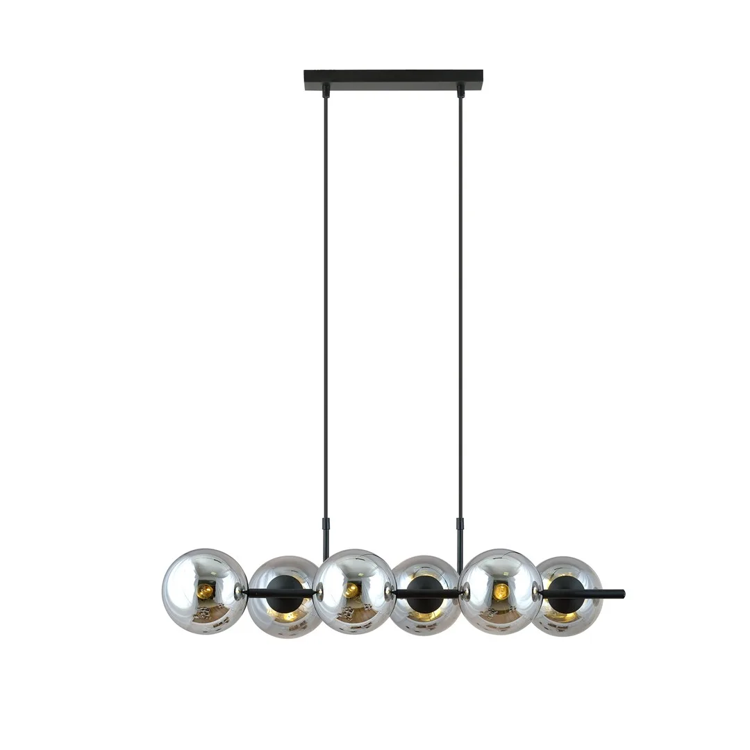 Emibig Lighting - Rory 95cm - Taklampa - Rökfärgad