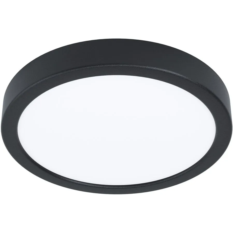 Eglo Deckenlampe Fueva 5 Schwarz/Weiss Stahl/Kunststoff 21 cm 2.8 cm - LED - Lichtfarbe: Helles Neutralweiss - Material: Kunststoff/Stahl -