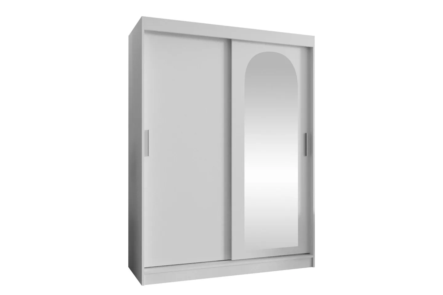 Tallmo Garderob m. Spegel 150x200 cm - Vit