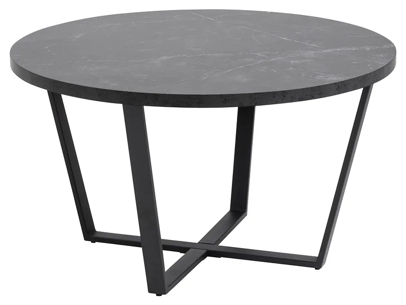 Couchtish AMBLE 77x77x44cm schwarz