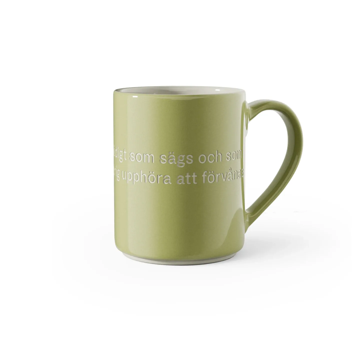 Design House Stockholm Astrid Lindgren Tasse, Voj, voj, så mycket onödigt.. Schwedischer Text