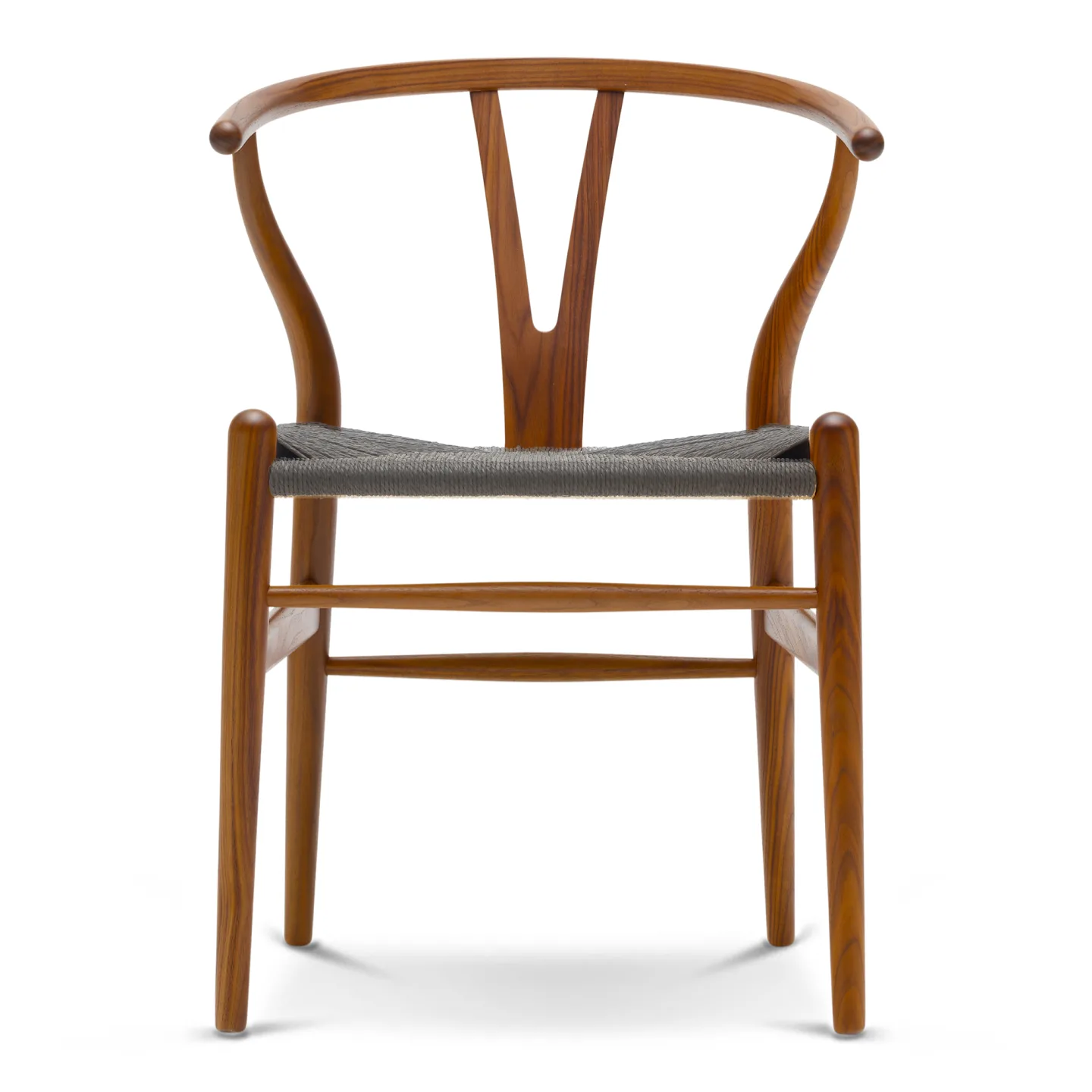 Carl Hansen - CH24 Y-Stolen Valnöt/ Snöre Svart Lackad - Matstolar - Hans J. Wegner - Träfärgad - Papper/Trä