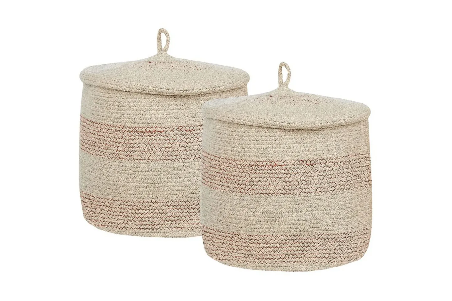 Korg Silopi set om 2 Beige, Orange - Beige, Orange