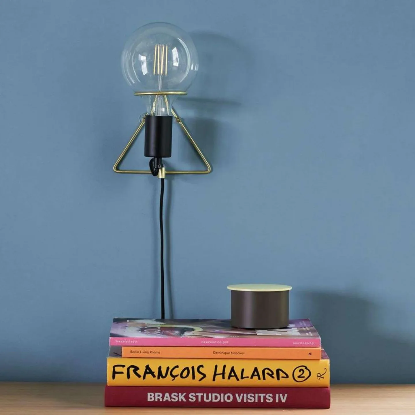 Eureka Vegglampe Brass/Black - Hübsch - Stue - Messing