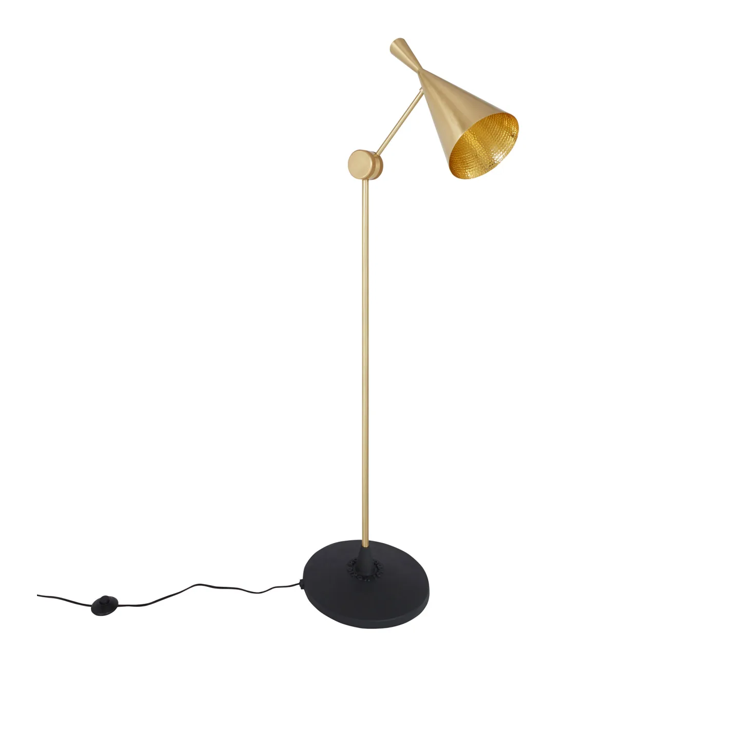 Tom Dixon - Beat Floor, Mässing - Läslampor - Guld