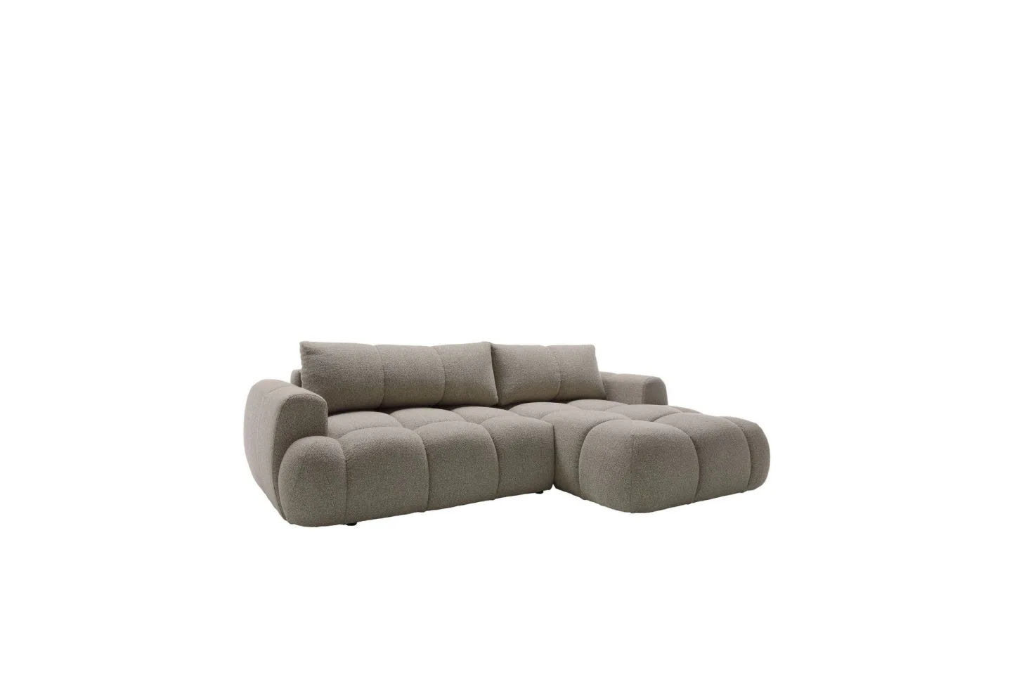 Handu Bäddsoffa med Divan 3-sits i Bouclé - Brun
