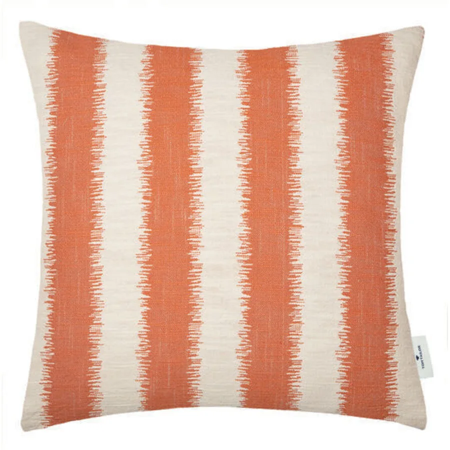 Tom Tailor Zierkissenbezug Fading Stripe rost Baumwolle B 50 T 50 cm