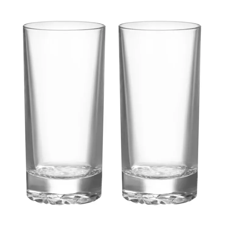 Orrefors Carat Highball Glas 35 cl 2er-Pack Klar