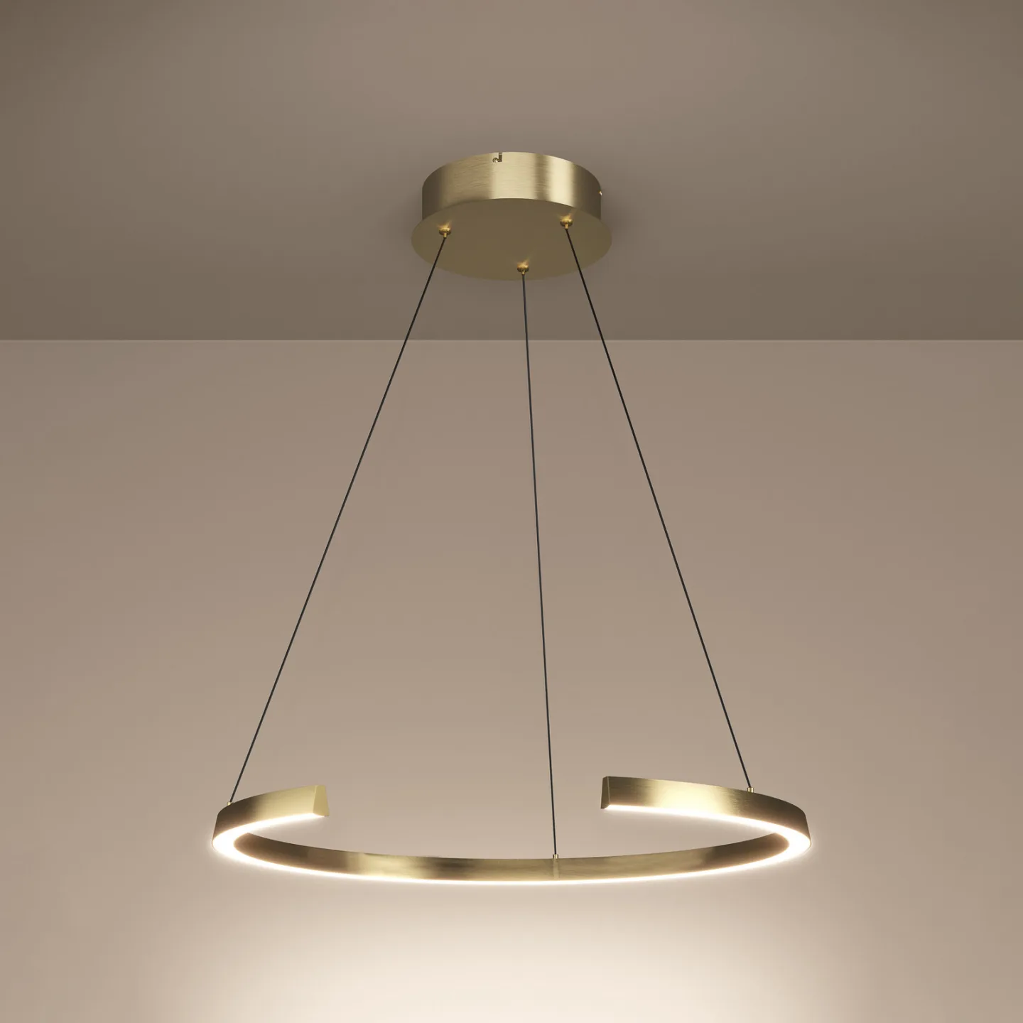 Labonete LED-Hängelampe gold 80cm 1-flg CCT - Stars of Light - Wohnzimmer - Modern - Aluminium - Einflammig