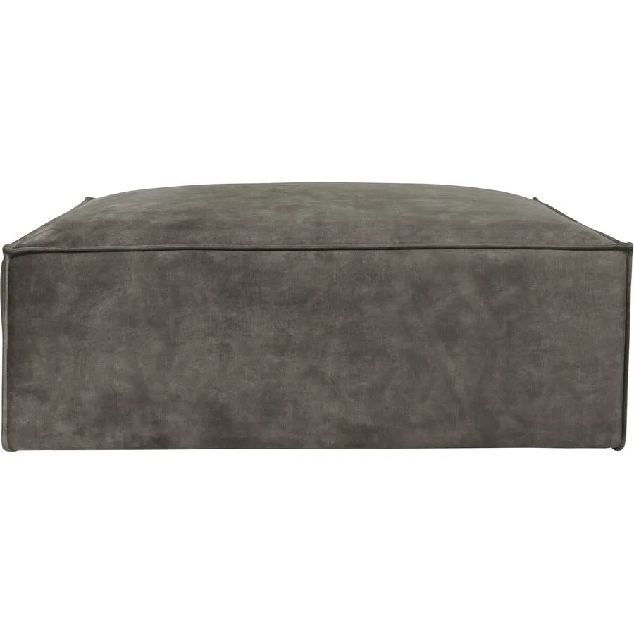 Hocker Karsten Grau Polyester 120 cm 47 cm