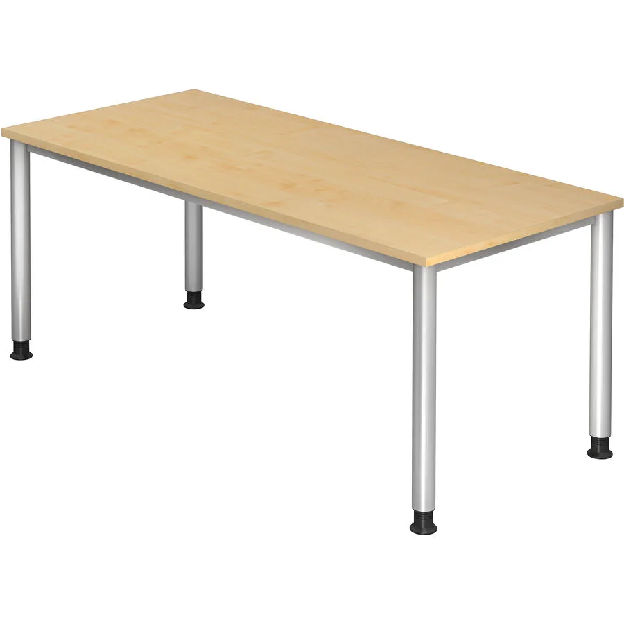 Schreibtisch Office Ahorn Holzwerkstoff Höhenverstellbar B 180 T 80 cm