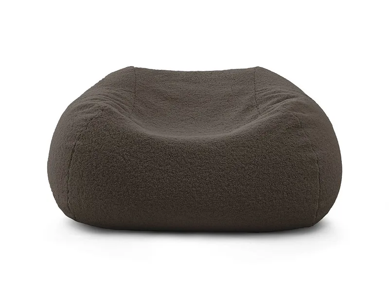 Hocker BOBOCHIC MERIBEL 70x120x60cm boucle-stoff rotbraun