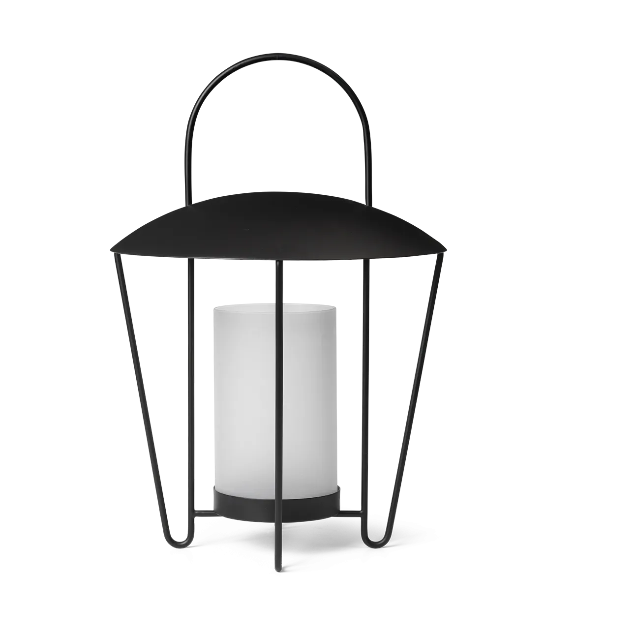 Ferm Living Abri Windlicht Black