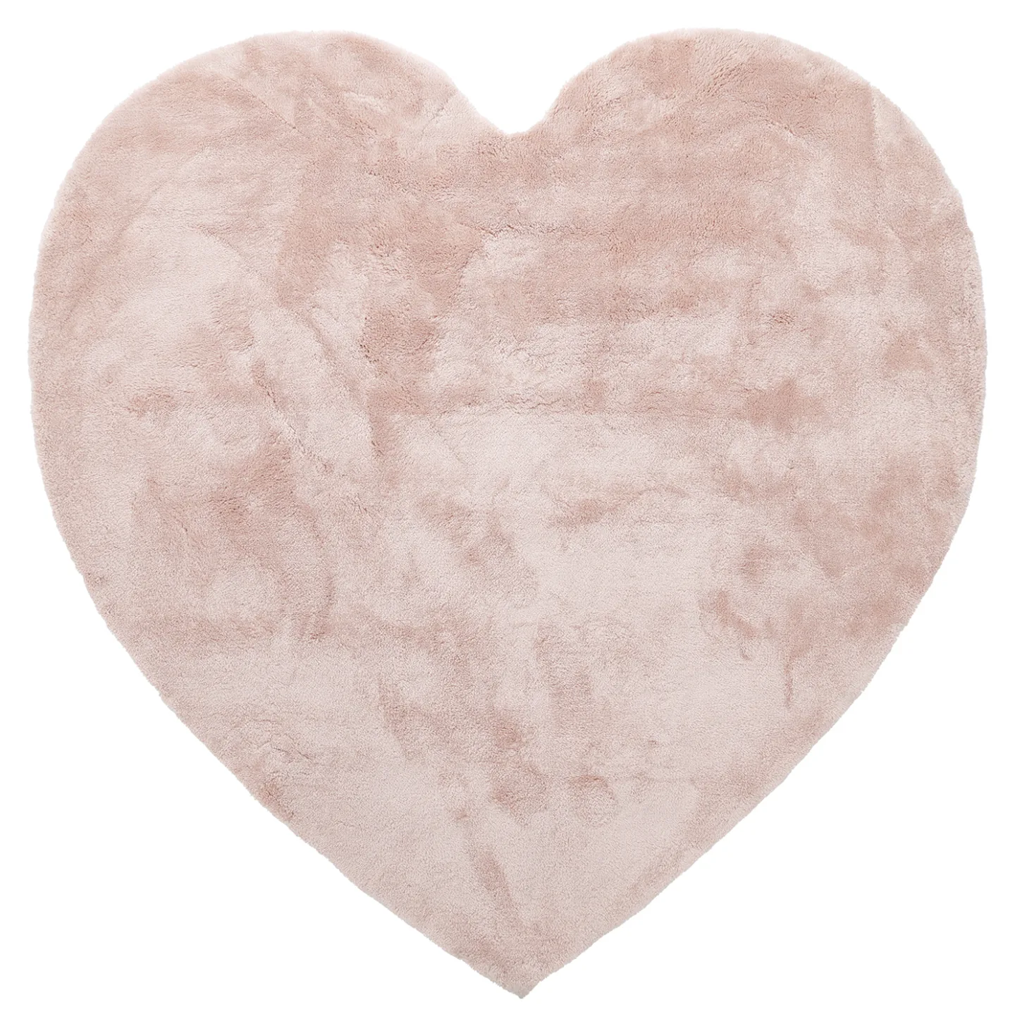 Barneteppe - Aranga Super Soft Heart (rosa) (Størrelse: Ø 80 cm)