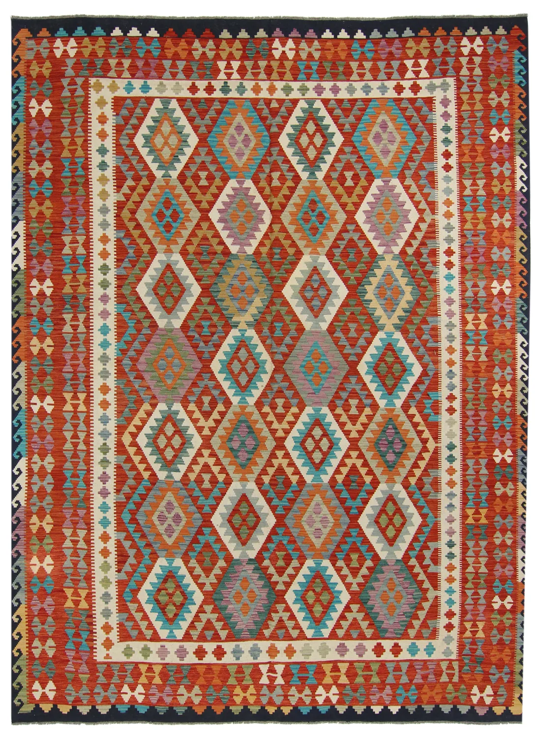 Orientalsk kelimteppe 342 x 261 cm (Størrelse: 342 x 261 cm)