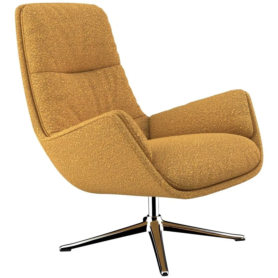 Sessel Halani senf Stoff B 93 T 84 H 95 cm