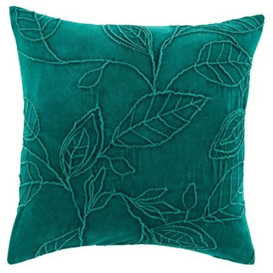 KAS Zierkissenbezug Willow teal Samt B 50 T 50 cm